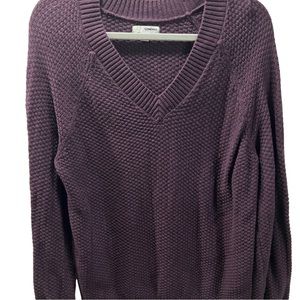 Sonoma|Vneck Sweater|Purple